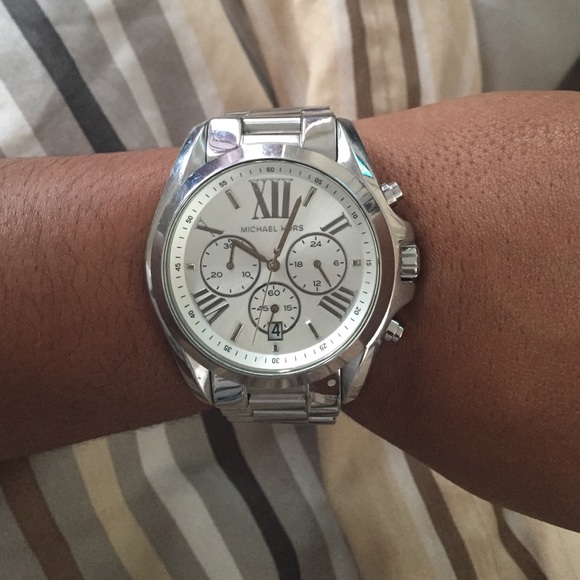 Silver MK Watch