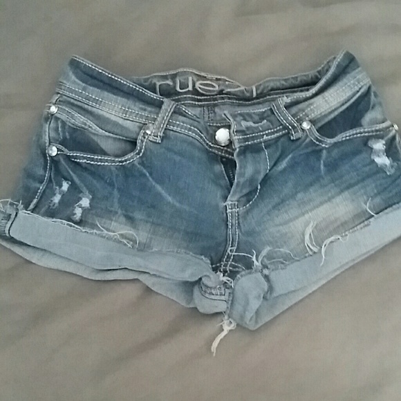 Denim shorts