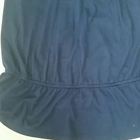 Navy top w sequin - Picture 3 of 3