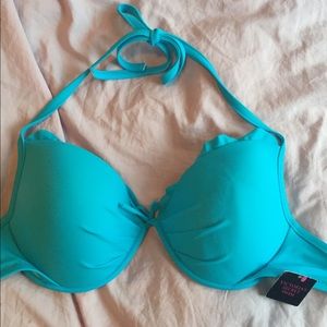 Victoria Secret Blue Push-Up Bikini Top