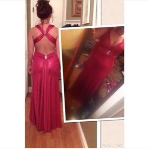 Pink prom dress
