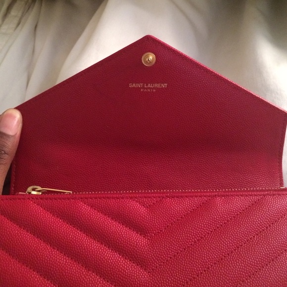 YSL red Wallet - Picture 2 of 4