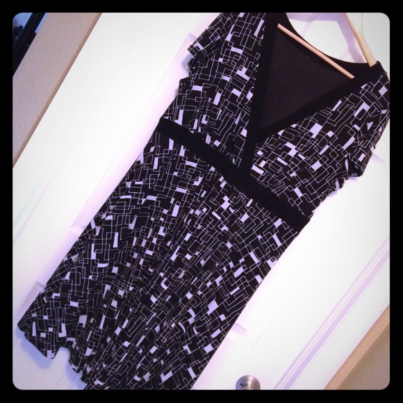 Black and White Dress