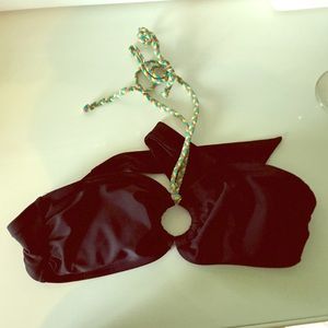 Strapless Black Top Bathing Suit