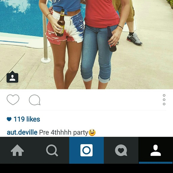 High waisted Levis:redwhiteblue - Picture 3 of 3