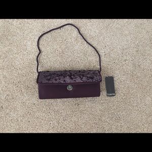 Jessica McClintock Purple Clutch