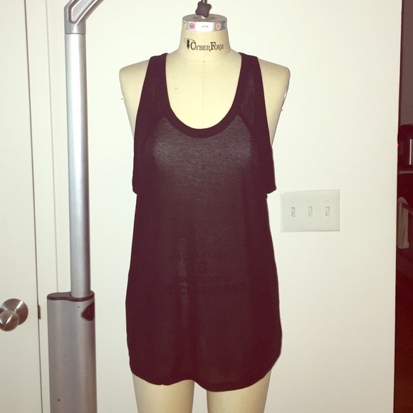 T by Alexander Wang Black Tank Top sz M unisex