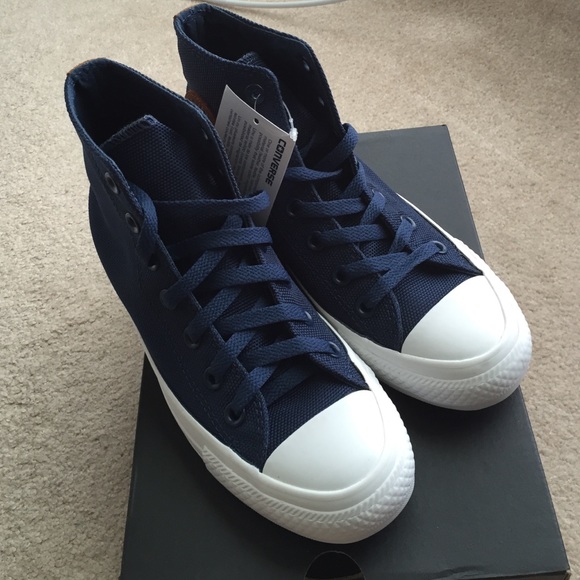 Converse Shoes - Brand New Navy Blue Canvas Converse Shoes