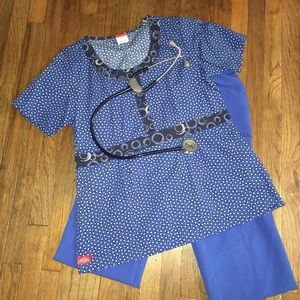 Scrub top. Dickies brand size small