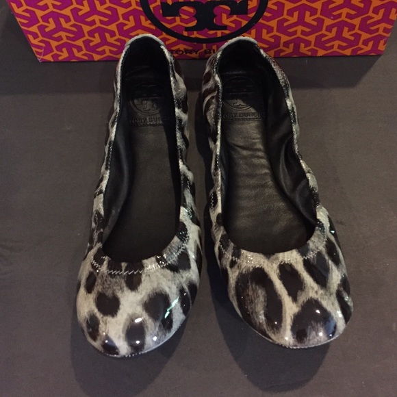 Tory Burch Shoes - 💯 Auth Tory Burch Eddie Leopard flats 6.5
