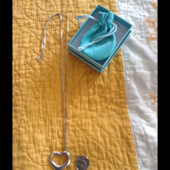 Tiffany and co heart necklace