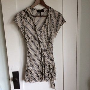 BCBG Max Azria sheer print top
