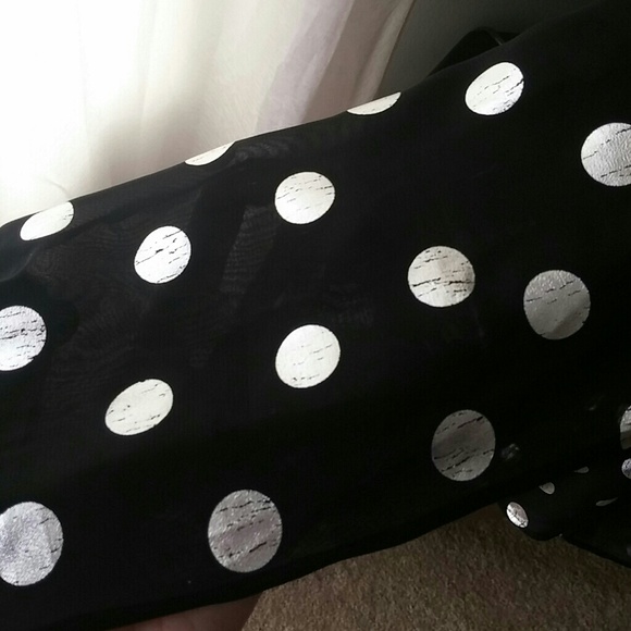 Sheer black button down - Picture 4 of 4