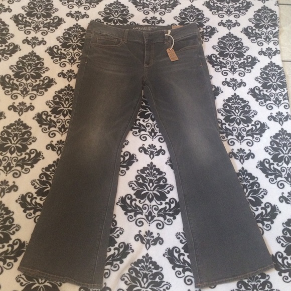Black/gray AE artist jeans