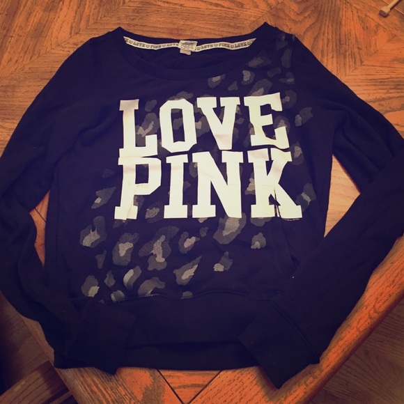 PINK Black sweatshirt