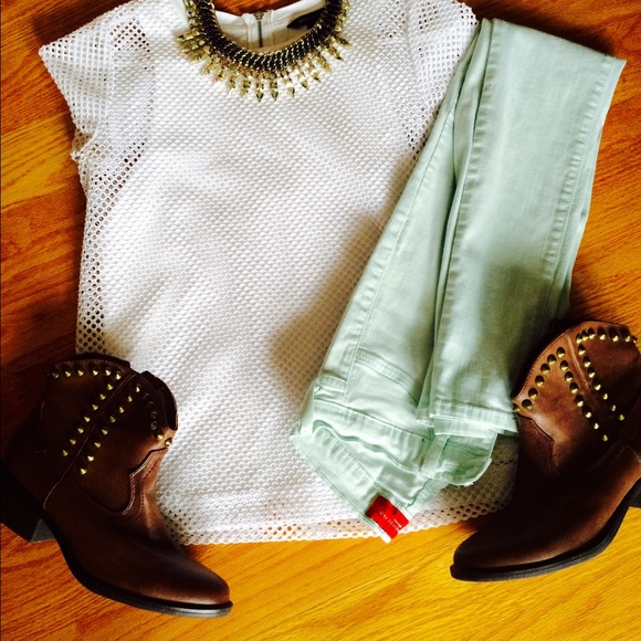 Ankle pair of cowboy boots