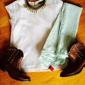 Ankle pair of cowboy boots