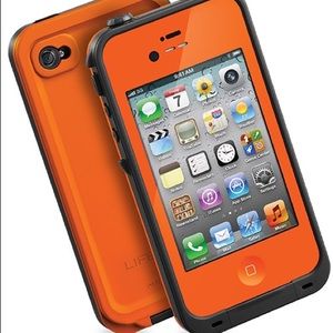 BRAND NEW Orange iPhone 5/5S Lifeproof Case