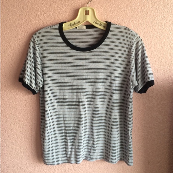 ☀Brandy Melville rare blue striped Nadine☀️
