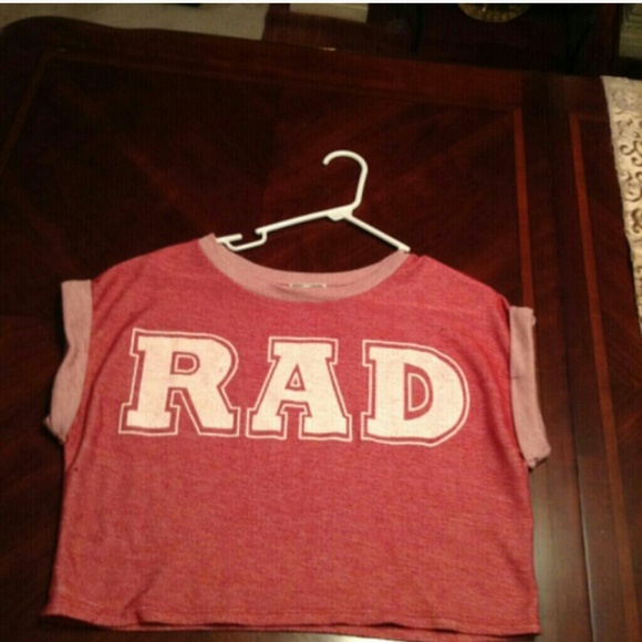 "Rad" Reddish Crop Top