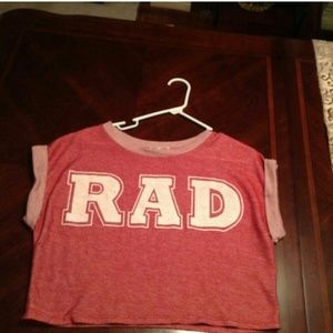 "Rad" Reddish Crop Top