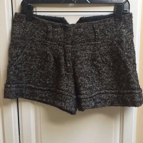 BCBG wool shorts.