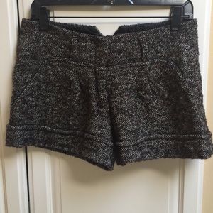 BCBG wool shorts.