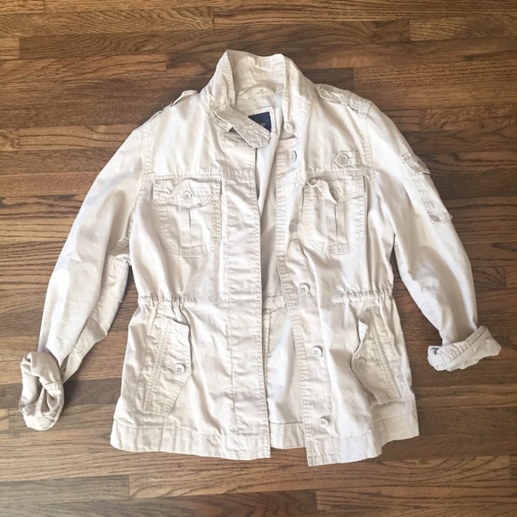 GAP Jackets & Blazers - ✖️sold✖️ Gap khaki cargo jacket
