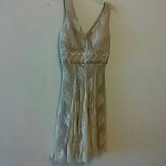 GOLD EMBELLISHES DRESS