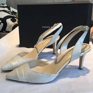 Ivory shoes by Karen Millen