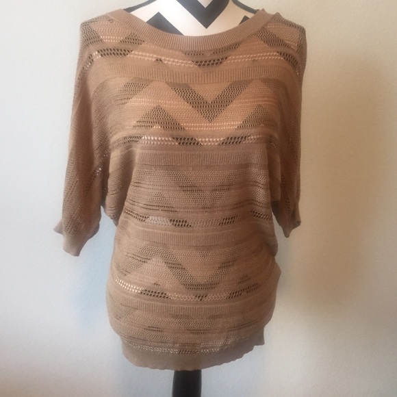 Express knit sweater top