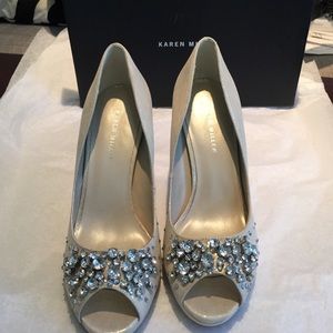Brand new ivory Karen Millen shoes.