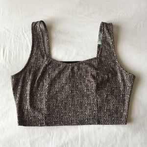 Soprano Elastic back crop top