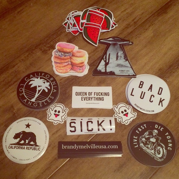 Brandy Melville Other - Brandy Melville stickers 50 for $15