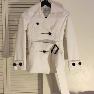 Zara white coat