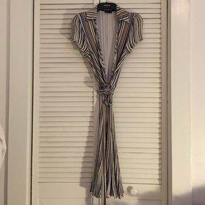 Striped BCBG dress