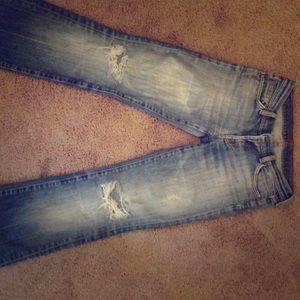 7FAM distressed jeans