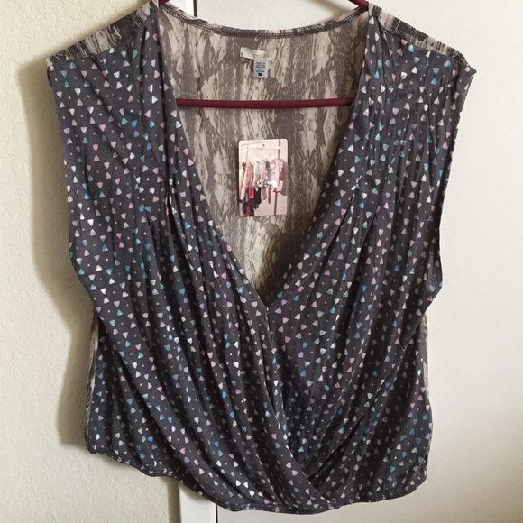 V-neck blouse