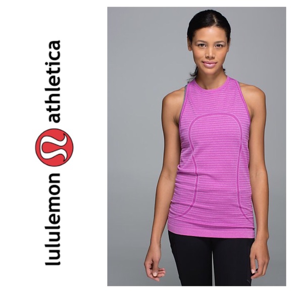 lululemon athletica Tops - Lululemon Run Swiftly tech tank in heather violet
