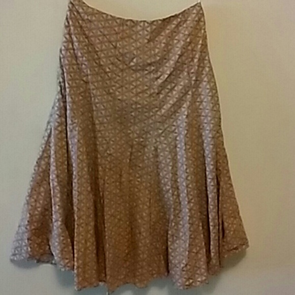 *HP Best in Dresses* GAP ORANGE & MAUVE SKIRT