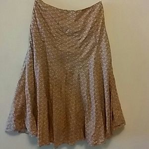 *HP Best in Dresses* GAP ORANGE & MAUVE SKIRT