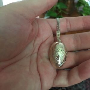 Sterling Egg Pendant