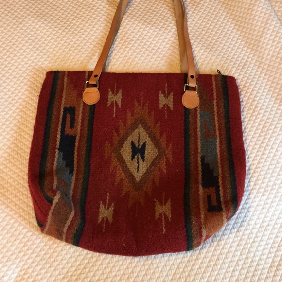 Southwestern Wool Purse Handbag