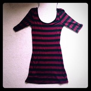 Forever 21 Red/Black Bodycon Dress