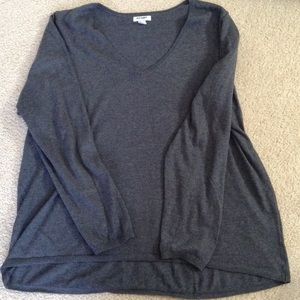 Charcoal v neck sweater
