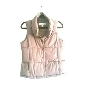F21 tan-colored vest!