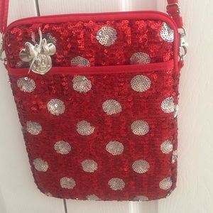 Leather and sequence Disney World tablet case