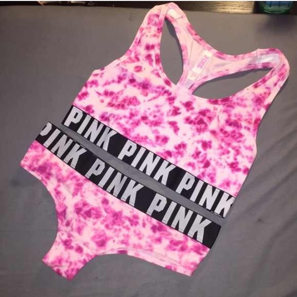 Pink Logo Bra and Panty Bundle