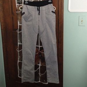 Gray joggers