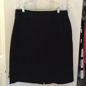 Banana Republic black Sloan skirt